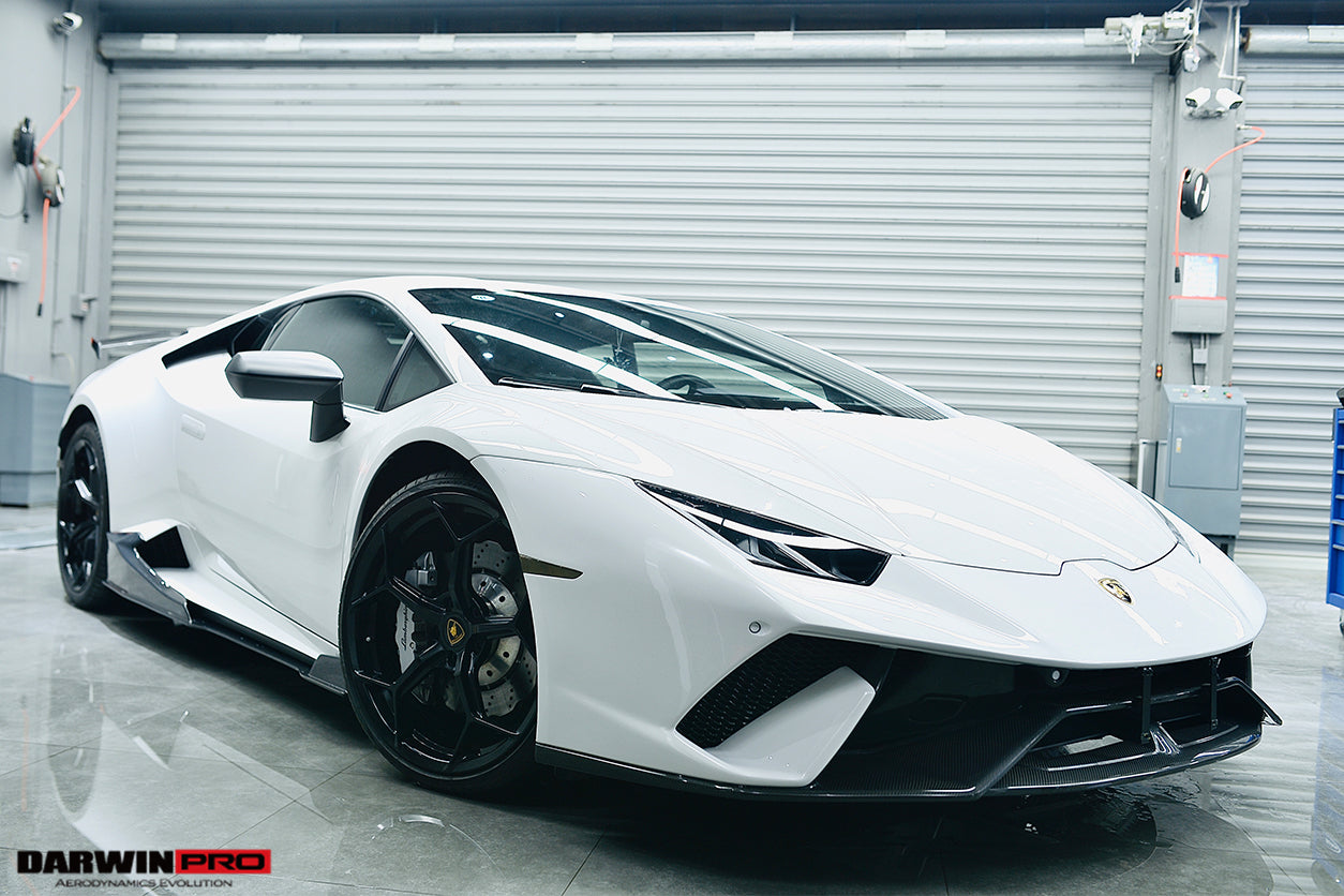 DarwinPRO 2015-2025 Lamborghini Huracan LP610 & LP580 & EVO & Tecnica Performante Style Partial Carbon Front Bumper