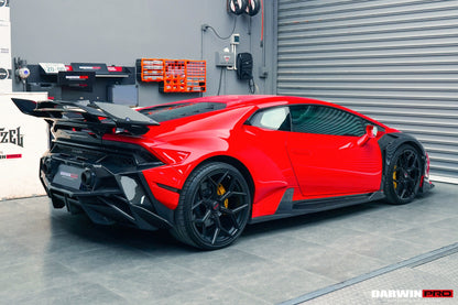 DarwinPRO 2015-2023 Lamborghini Huracan LP610 & LP580 & EVO Coupe Only BKSSII Style Rear Wide Fender Flare