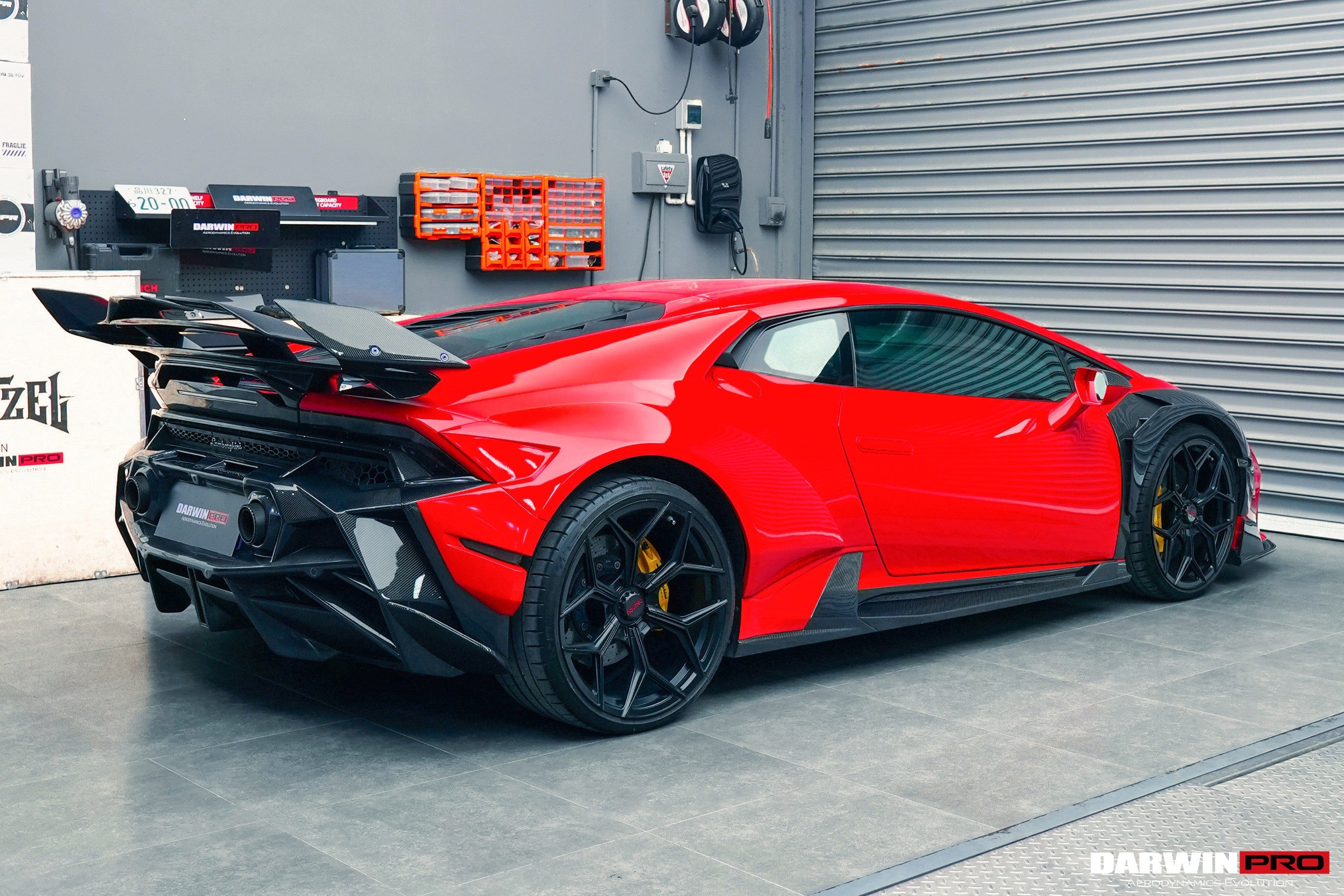Alerón estilo DarwinPRO para Lamborghini Huracan LP610, LP580, EVO y Tecnica BKSSII (2015-2025)