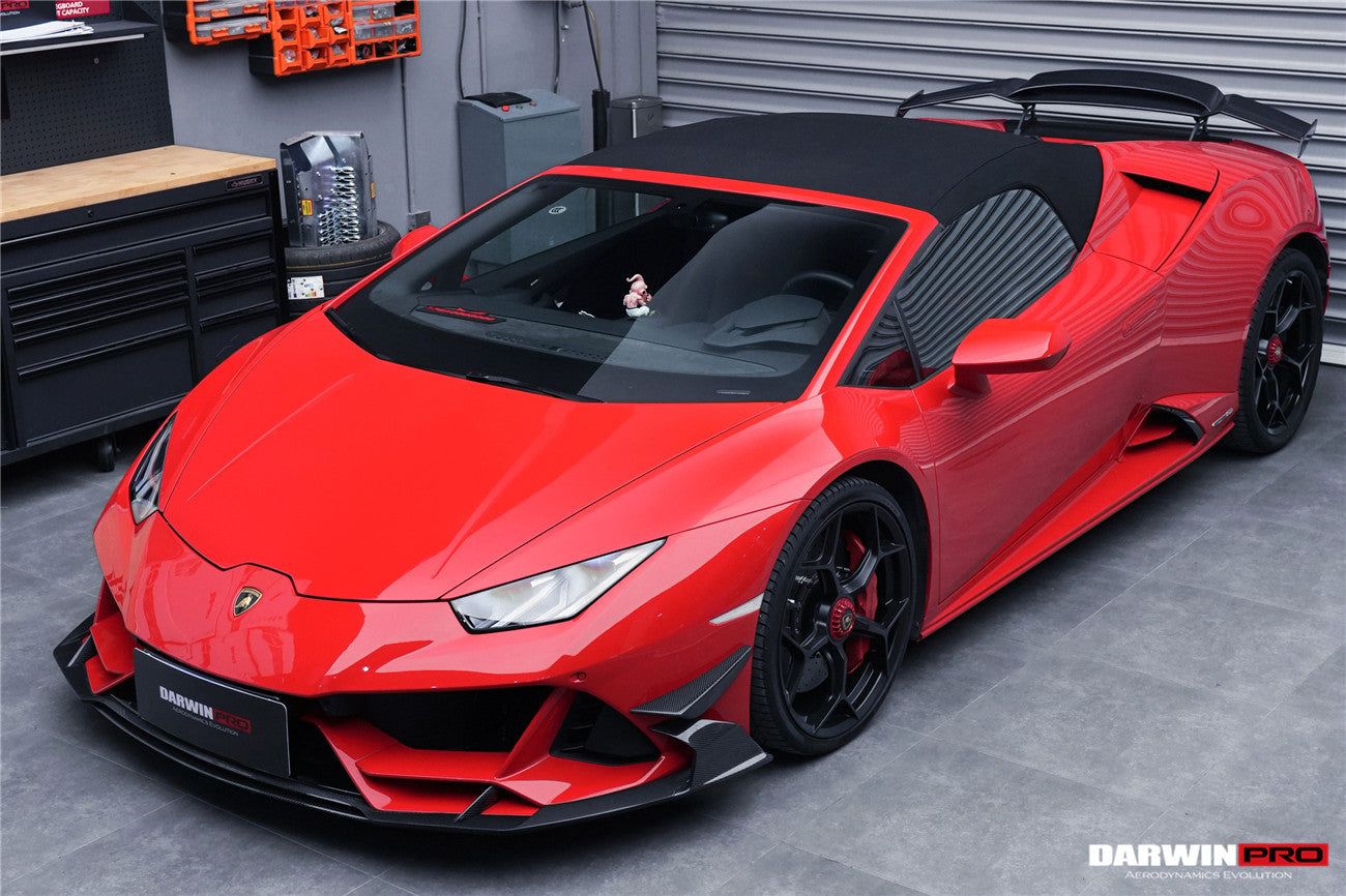 DarwinPRO 2019-2023 Lamborghini Huracan EVO 4WD ONLY BKSS Style Carbon Front Lip