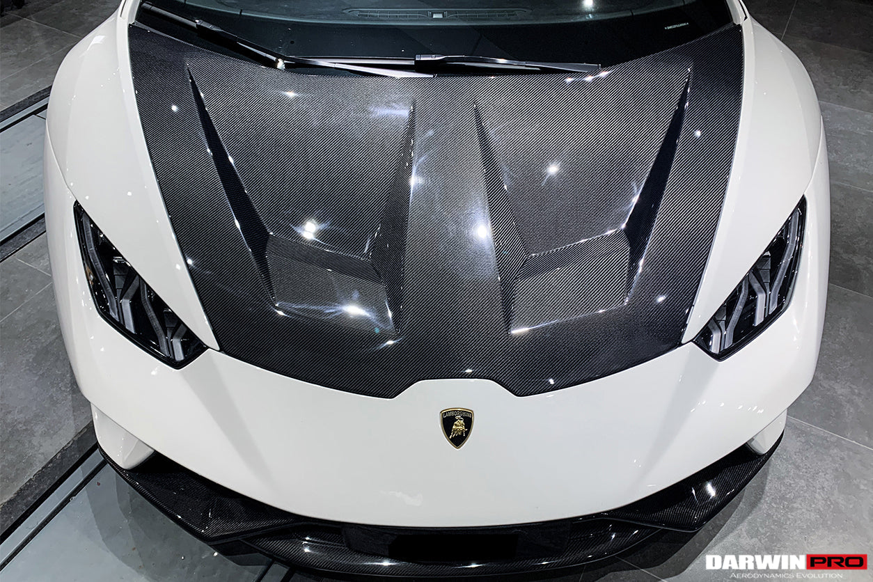 Capó de fibra de carbono DarwinPRO 2015-2025 Lamborghini Huracan LP610, LP580, EVO y Tecnica BKSS