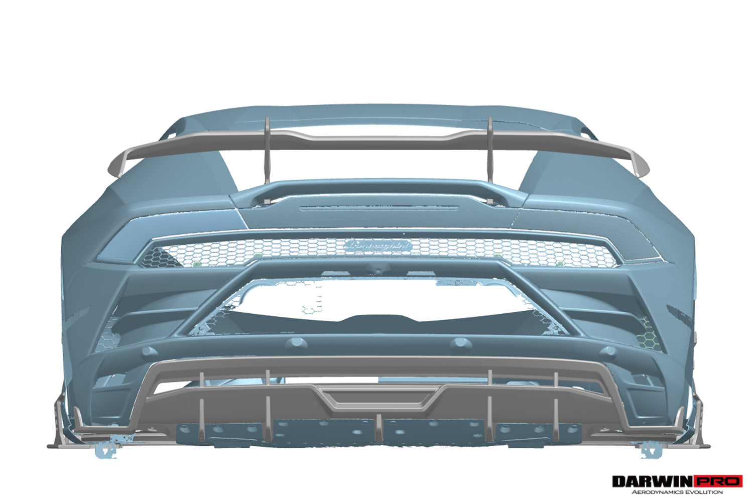 DarwinPRO AD Style Dry Carbon Rear Diffuser | 2019-2025 Lamborghini Huracan EVO