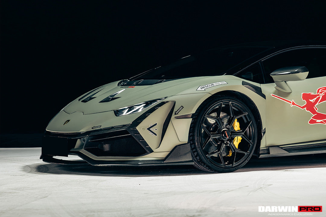 DarwinPRO 2015-2025 Lamborghini Huracan LP610 & LP580 & EVO & Tecnica BKSSII Style Front Wide Fender