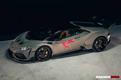 DarwinPRO 2015-2025 Lamborghini Huracan LP610 & LP580 & EVO & STO & Tecnica BKSSII Style Side Skirts