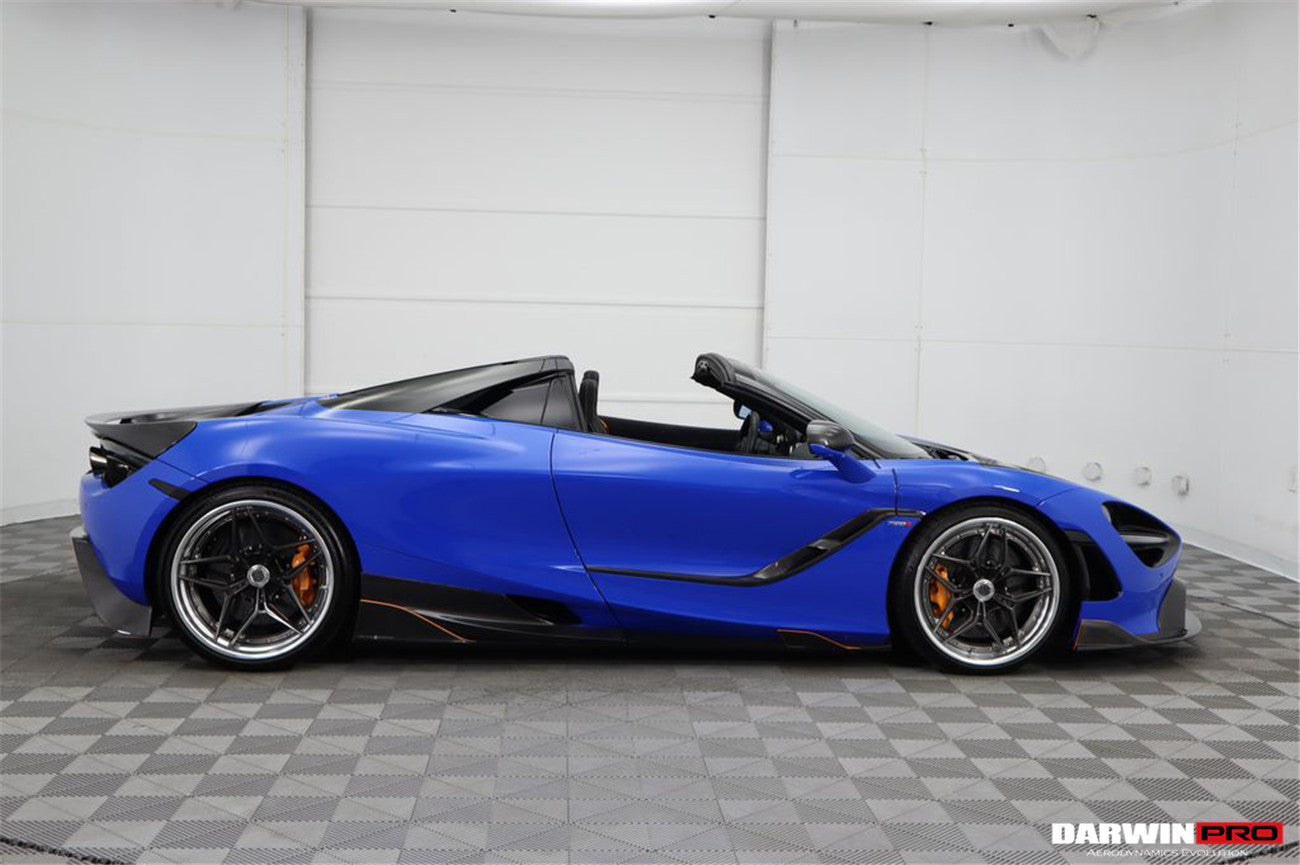 DarwinPRO Se²NWB Style Carbon Fiber Side Skirts | 2017-2023 McLaren 720s