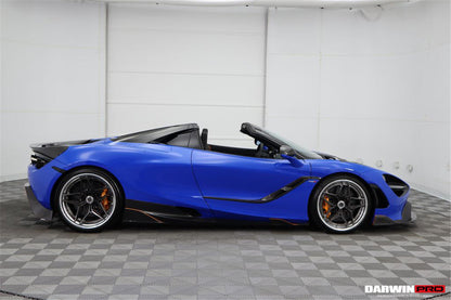 DarwinPRO Se²NWB Style Carbon Fiber Side Skirts | 2017-2023 McLaren 720s