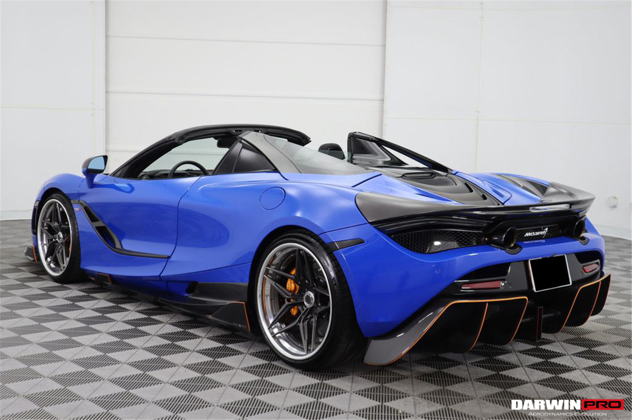 DarwinPRO Se²NWB Style Carbon Fiber Side Skirts | 2017-2023 McLaren 720s