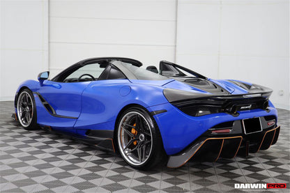 DarwinPRO Se²NWB Style Carbon Fiber Side Skirts | 2017-2023 McLaren 720s