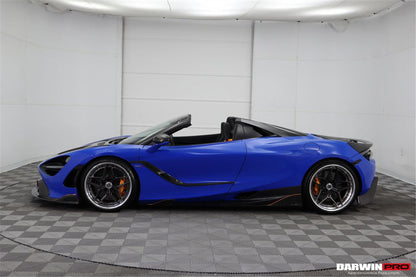 DarwinPRO Se²NWB Style Carbon Fiber Side Skirts | 2017-2023 McLaren 720s