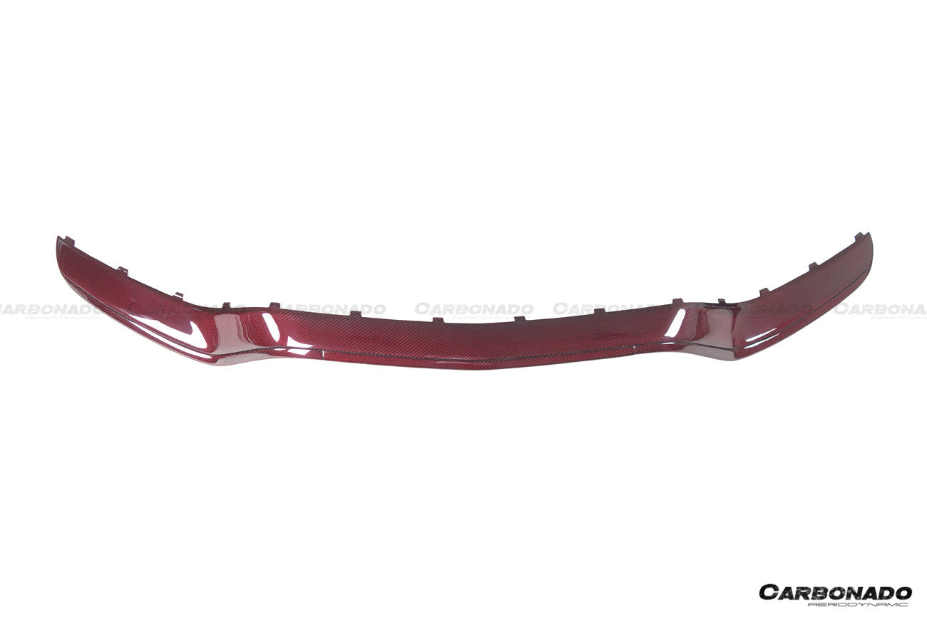 Carbonado 2015-2021 Mercedes Benz W205 C63 S AMG Sedan Coupe Carbon Fiber Front Bumper Accessory Set (4pcs)