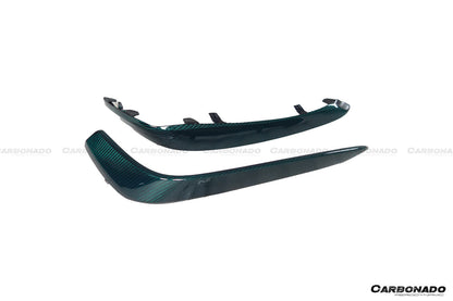 Parachoques delantero de fibra de carbono para Mercedes Benz W205 C63 S AMG Sedán Coupé Carbonado 2015-2021