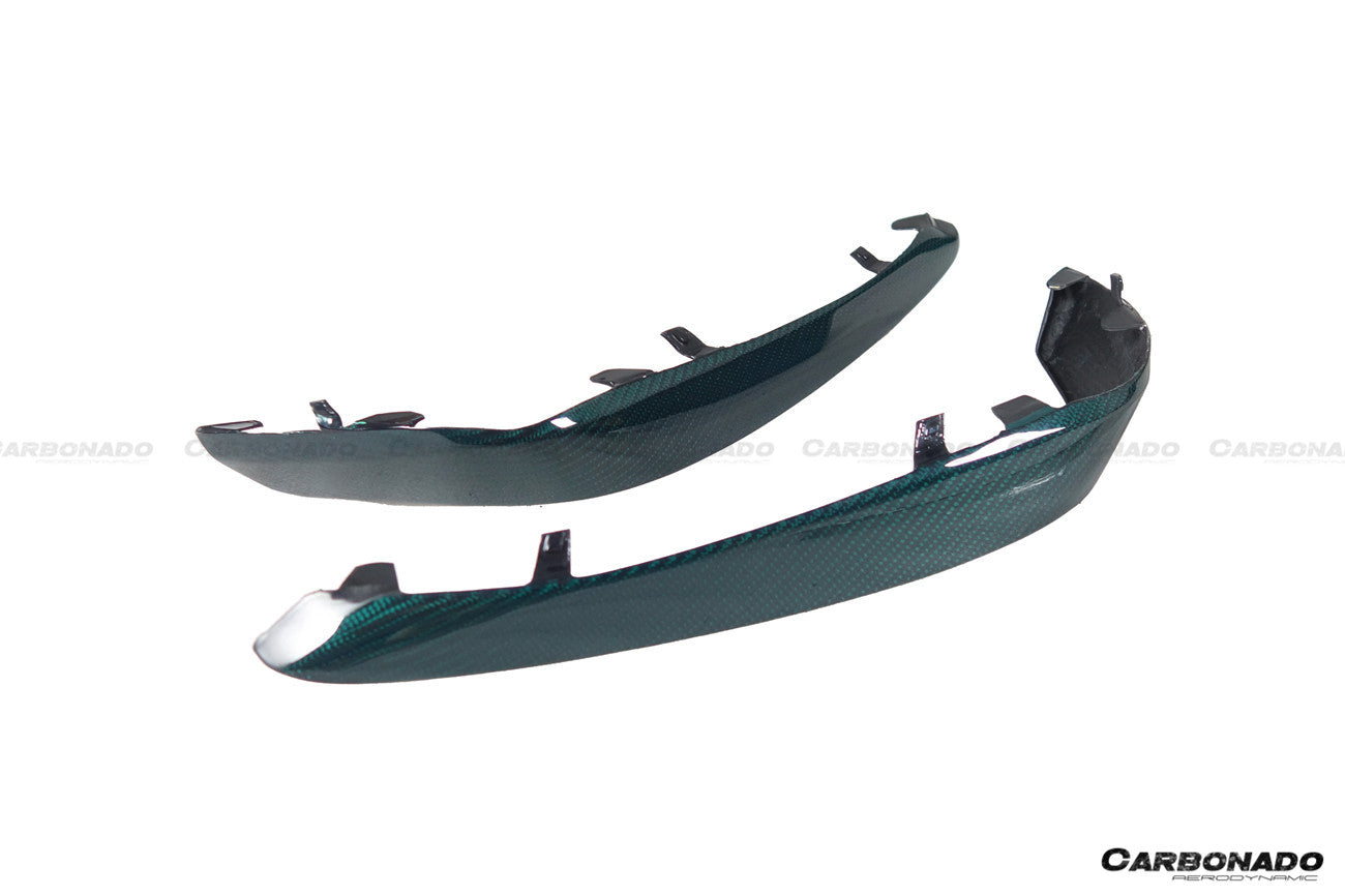 Parachoques delantero de fibra de carbono para Mercedes Benz W205 C63 S AMG Sedán Coupé Carbonado 2015-2021