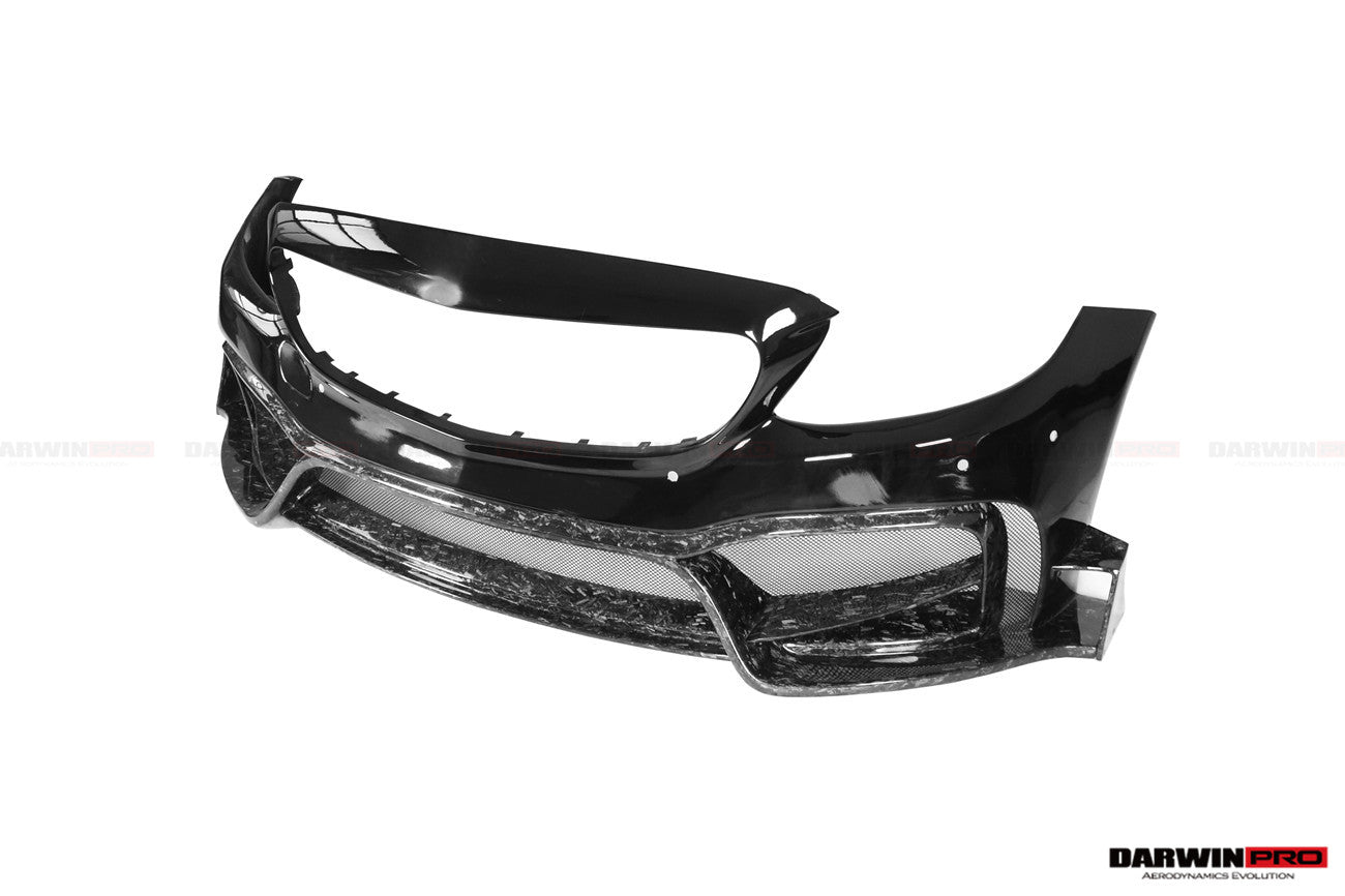 DarwinPRO 2015-2021 Mercedes Benz W205 C63 S AMG Sedan IMP Performance Partial Carbon Fiber front bumper