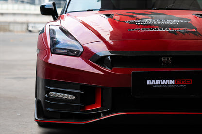 Parachoques delantero de fibra de carbono estilo Nismo de DarwinPRO | Nissan GTR R35 2008-2023