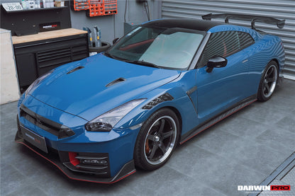 Parachoques delantero de fibra de carbono estilo Nismo de DarwinPRO | Nissan GTR R35 2008-2023