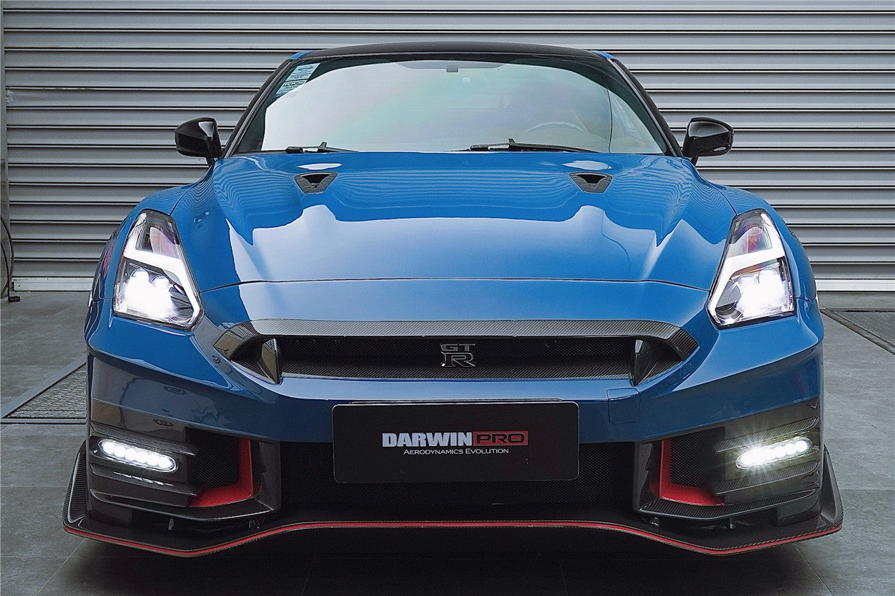 Parachoques delantero de fibra de carbono estilo Nismo de DarwinPRO | Nissan GTR R35 2008-2023