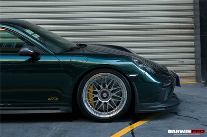 Faldones laterales de fibra de carbono DarwinPRO 2017-2019 Porsche 911 991.2 GT3 solo estilo BKSS