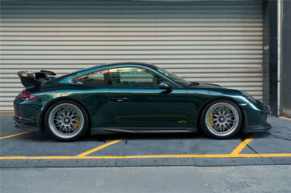 Faldones laterales de fibra de carbono DarwinPRO 2017-2019 Porsche 911 991.2 GT3 solo estilo BKSS