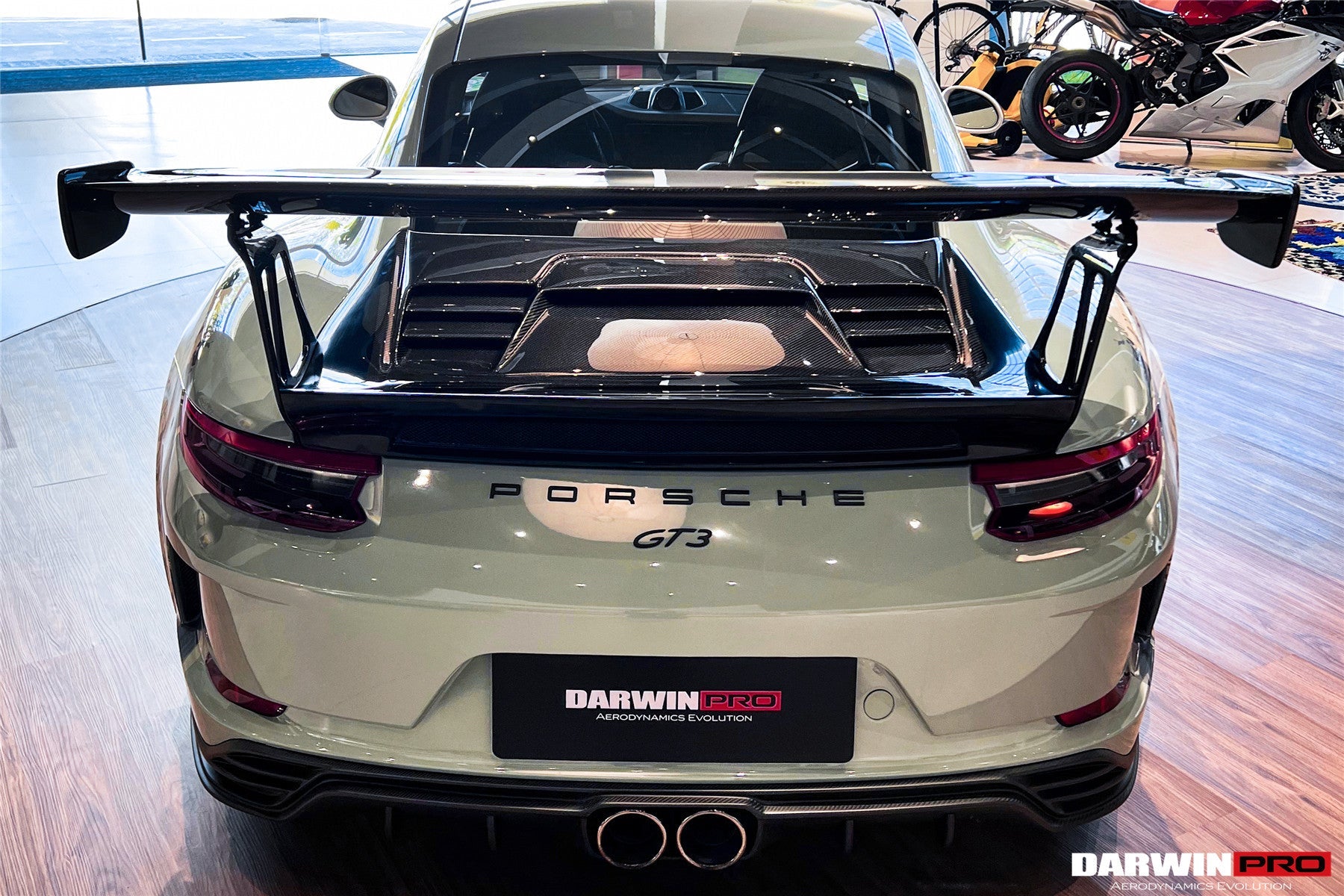 DarwinPRO 2017-2019 Porsche 911 991.2 GT3 Only GT3RS Style Trunk Spoiler Wing