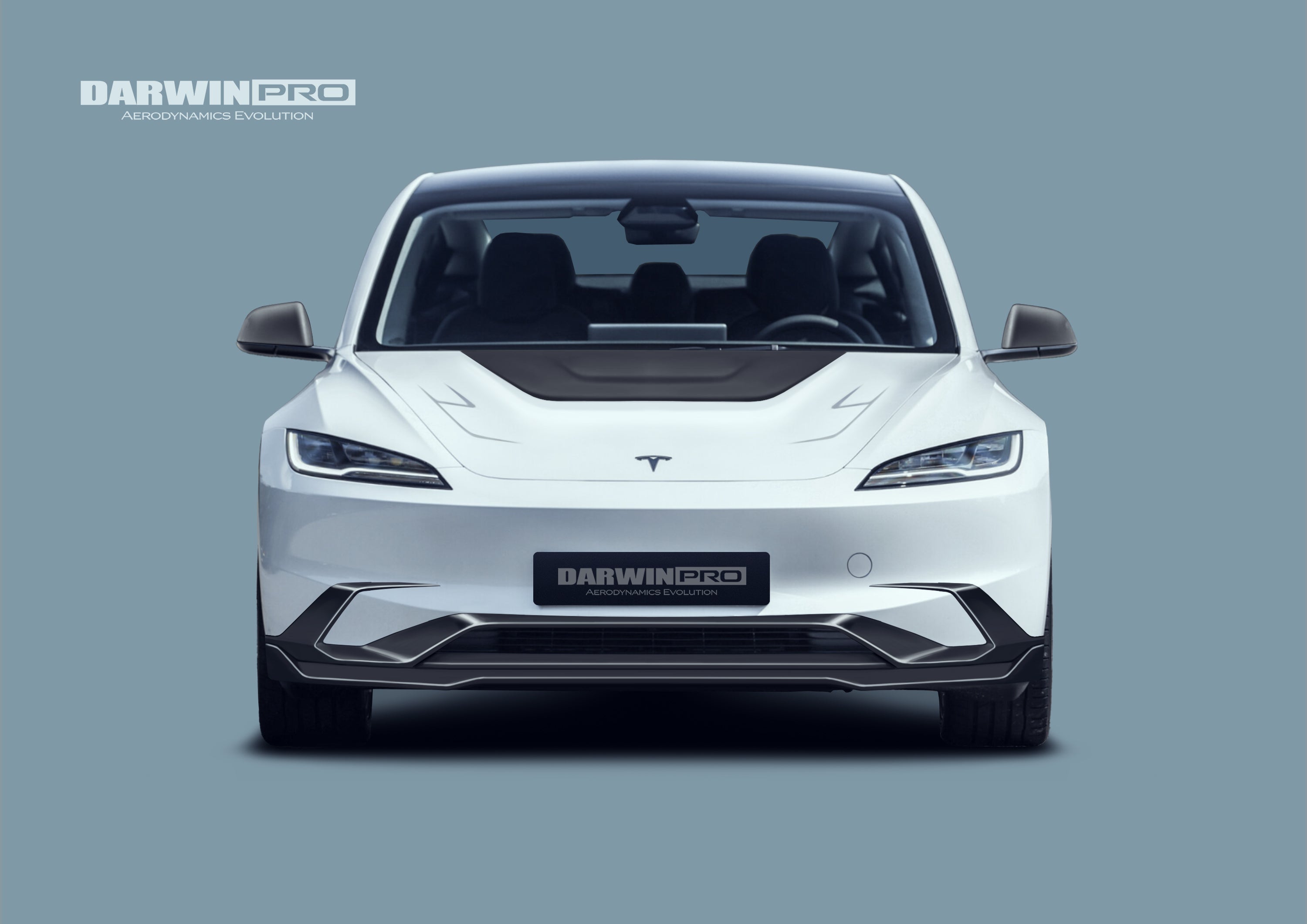 Kit de carrocería DarwinPRO 2024-2026 Tesla Model 3 Highland RWD AWD con diseño IMP de fibra de carbono