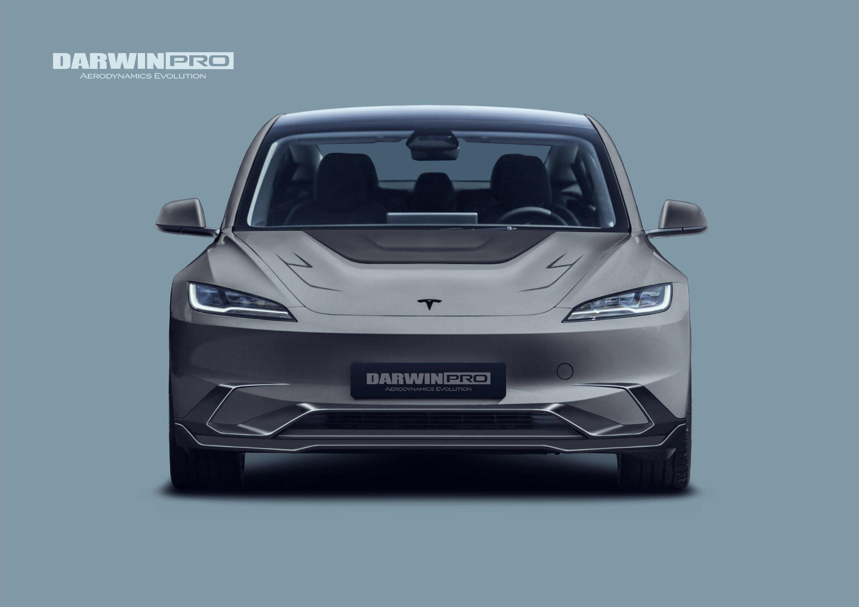 Kit de carrocería DarwinPRO 2024-2026 Tesla Model 3 Highland RWD AWD con diseño IMP de fibra de carbono