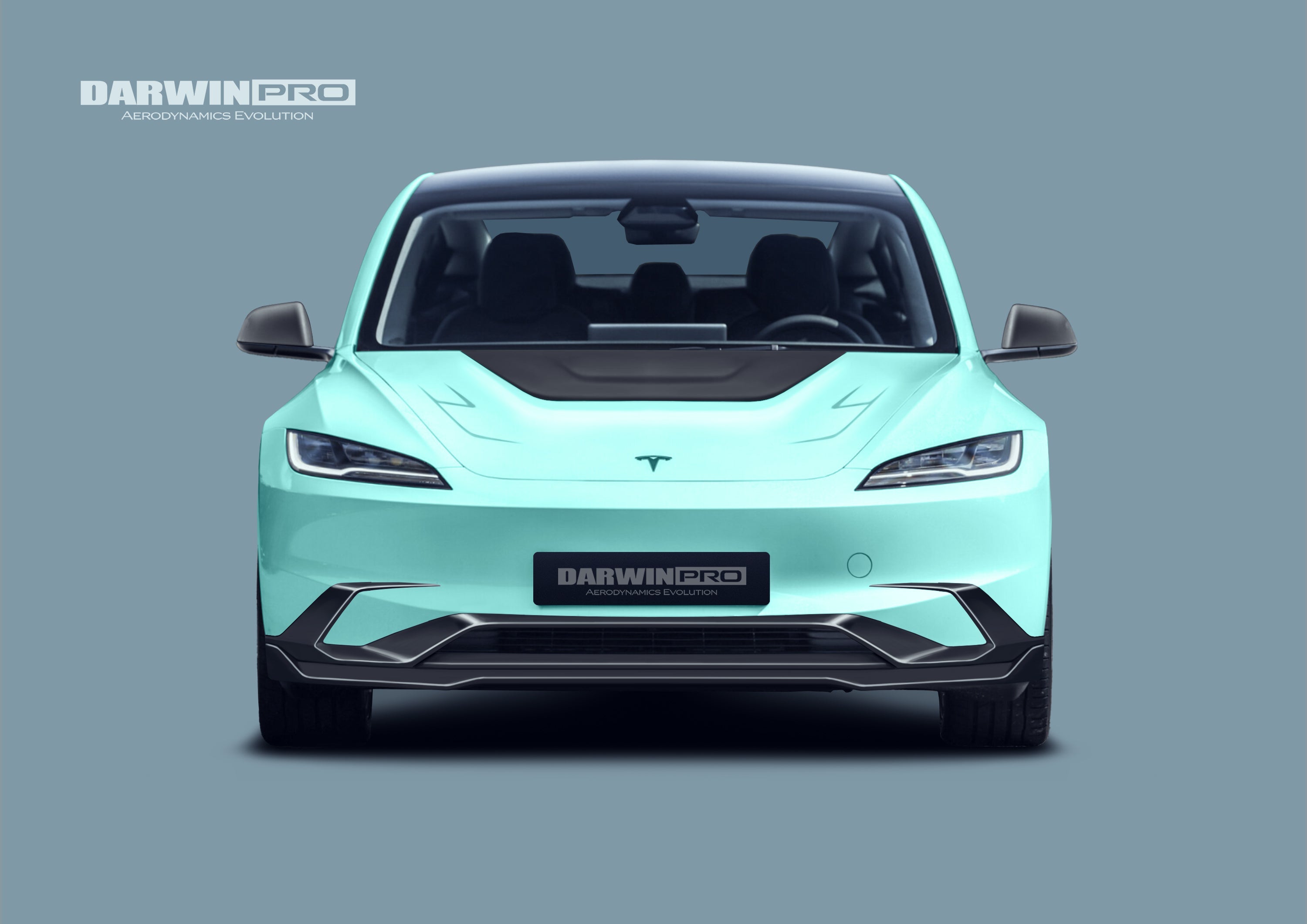 Kit de carrocería DarwinPRO 2024-2026 Tesla Model 3 Highland RWD AWD con diseño IMP de fibra de carbono