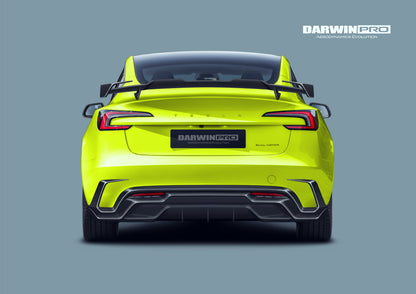 DarwinPRO 2024-2026 Tesla Model 3 Highland RWD AWD PERFORMANCE Carbon Fiber IMP Design Rear Diffuser