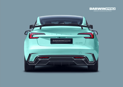 Kit de carrocería DarwinPRO 2024-2026 Tesla Model 3 Highland RWD AWD con diseño IMP de fibra de carbono