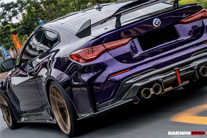 DarwinPRO BKSSII Style Rear Bumper with LED Light | 2021-2026 BMW M4 G82 G83