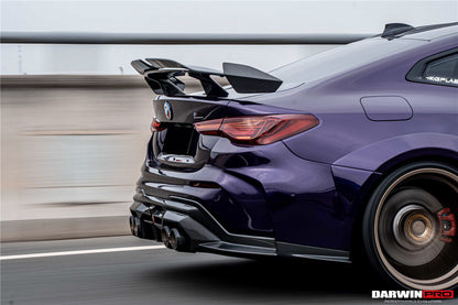 DarwinPRO 2021-UP BMW M4 G82 4 Series G22 BKSSII Style Carbon Fiber Trunk Spoiler