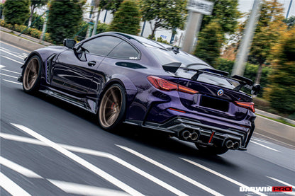 DarwinPRO 2021-UP BMW M4 G82 4 Series G22 BKSSII Style Carbon Fiber Trunk Spoiler