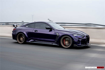 Parachoques delantero, guardabarros delantero y faldones laterales estilo DarwinPRO BKSSII | BMW M4 G82 G83 (2021 en adelante)