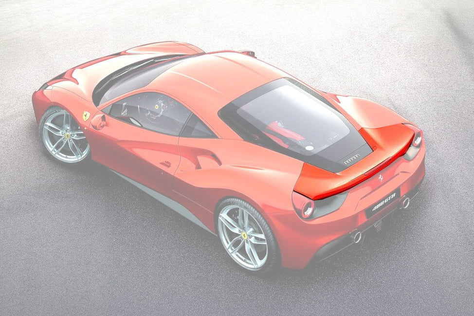 DarwinPRO 2015-2020 Ferrari 488 GTB OEM Style Carbon Fiber Rear Wing