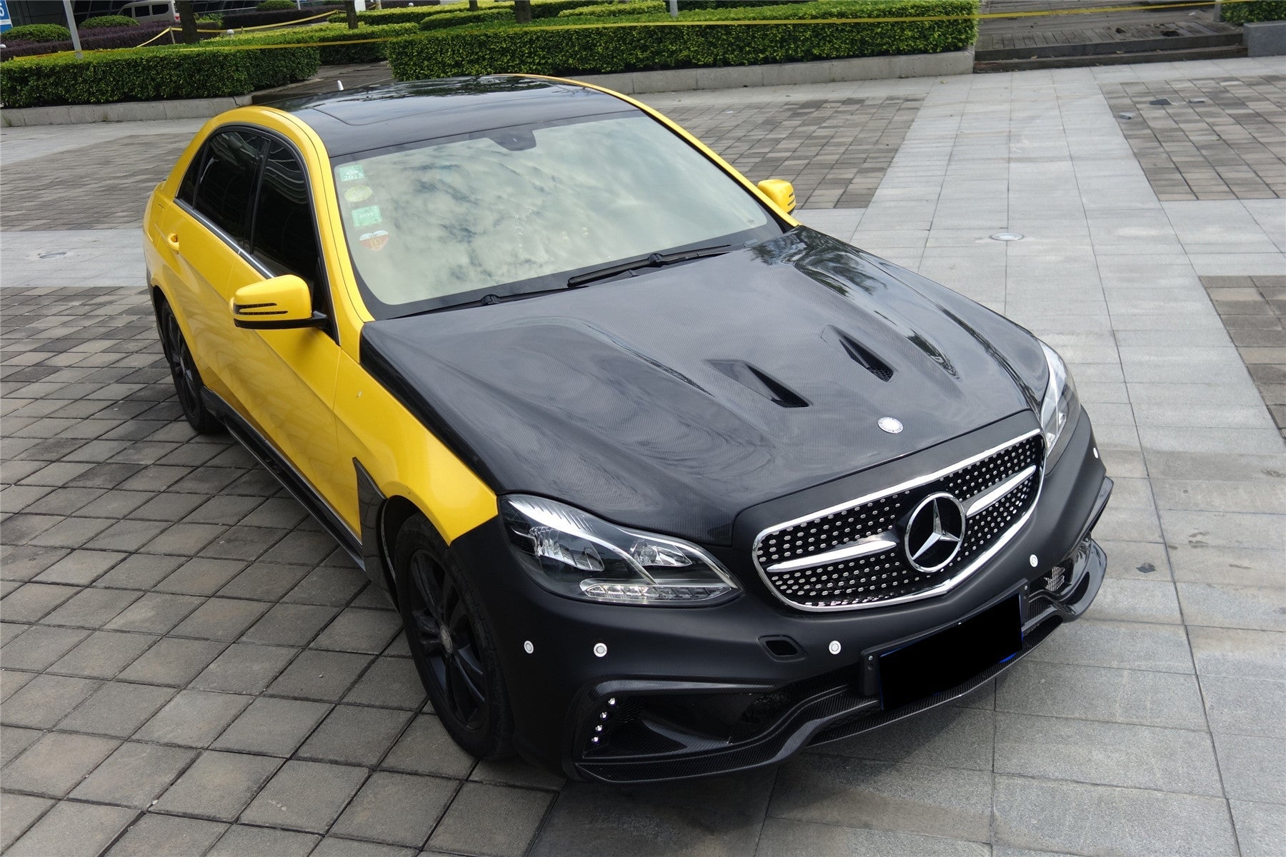 DarwinPRO 2014-2016 Mercedes Benz E Class W212 BKSS Style Hood