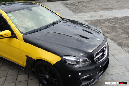Carbonado 2014-2016 Mercedes Benz E Class W212 BKSS Style Hood