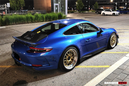DarwinPRO Darwinpro 2017-2019 Porsche 911 991.2 GT3 Only GT2RS Style Ducktail Spoiler with LED Light