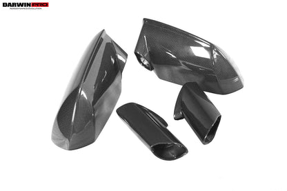 Reemplazo de carcasa de espejo de fibra de carbono seco DarwinPRO para Lamborghini Aventador LP700 LP720 LP750 SVJ SV Coupé y Roadster 2011-2016