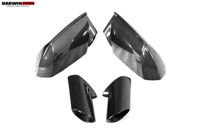 Reemplazo de carcasa de espejo de fibra de carbono seco DarwinPRO para Lamborghini Aventador LP700 LP720 LP750 SVJ SV Coupé y Roadster 2011-2016