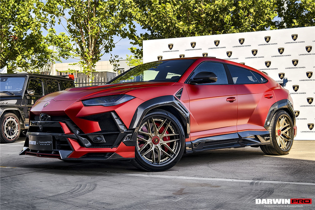 DarwinPRO 2018-2025 Lamborghini URUS BKSS Part Carbon Fiber Side Skirts | Fits URUS, S, Performante