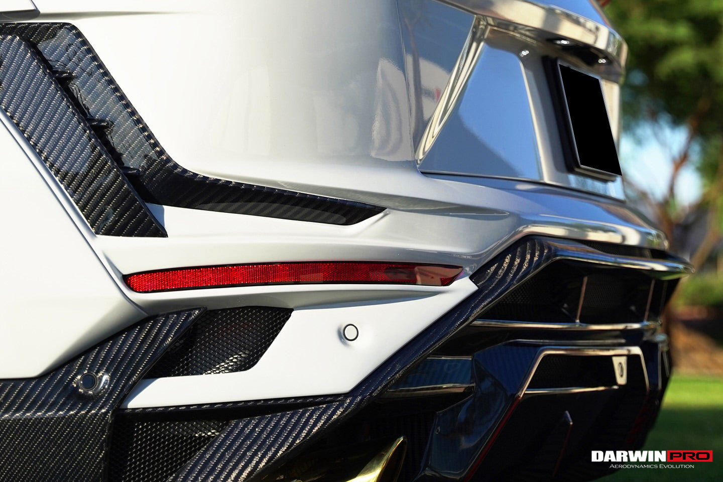DarwinPRO 2018-2025 Lamborghini URUS BKSS Part Carbon Fiber Rear Bumper | Fits URUS, S, Performante