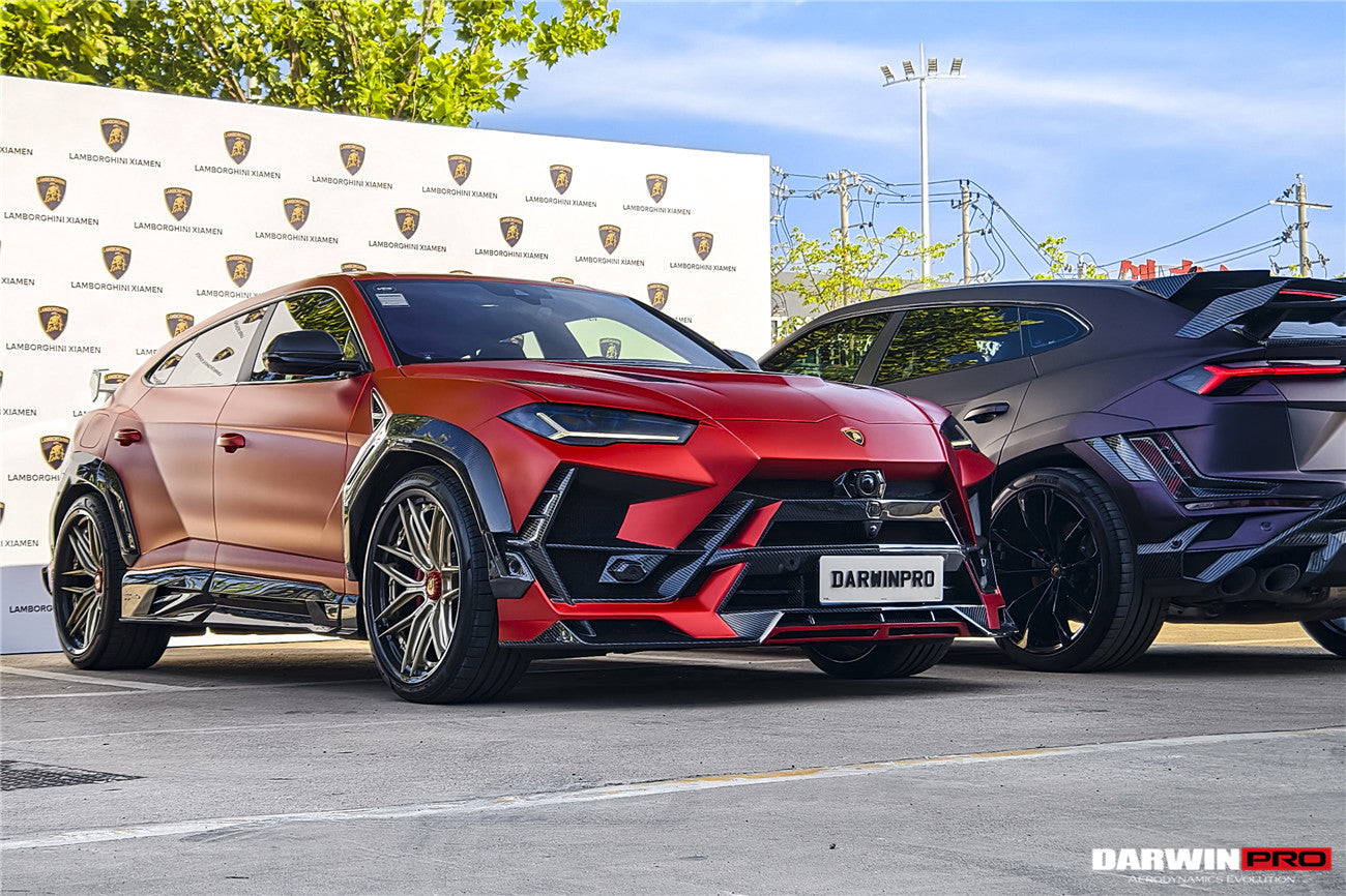 DarwinPRO 2018-2025 Lamborghini URUS BKSS Part Carbon Fiber Side Skirts | Fits URUS, S, Performante