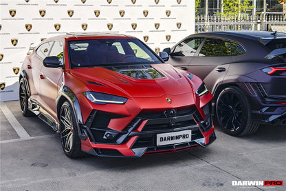 DarwinPRO 2018-2025 Lamborghini URUS BKSS Part Carbon Fiber Side Skirts | Fits URUS, S, Performante