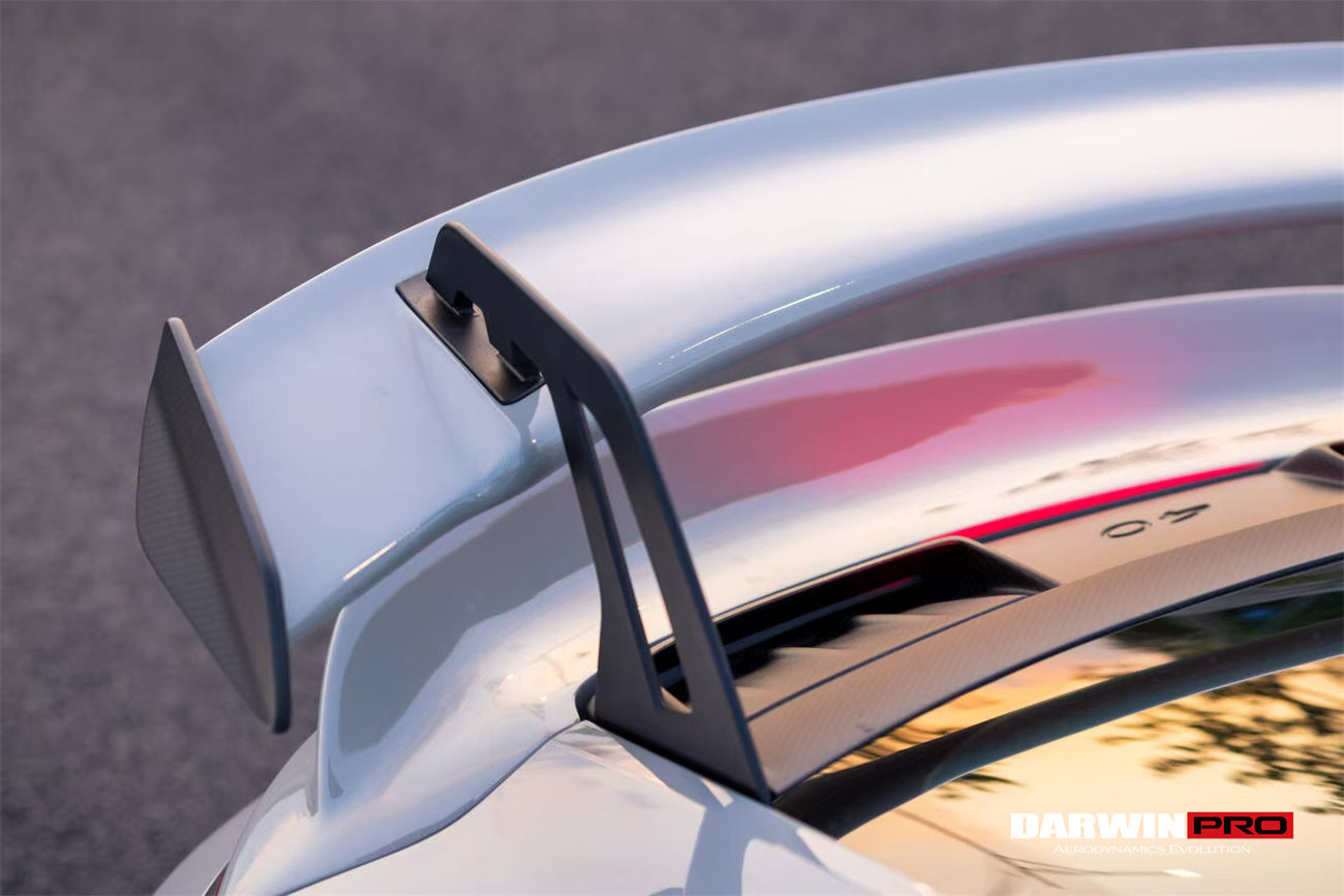 DarwinPRO 2019-2024 Porsche 911 992.1 Carrera & S & 4S & Convert 992.2 Facelift GT3 Style Trunk Spoiler Wing