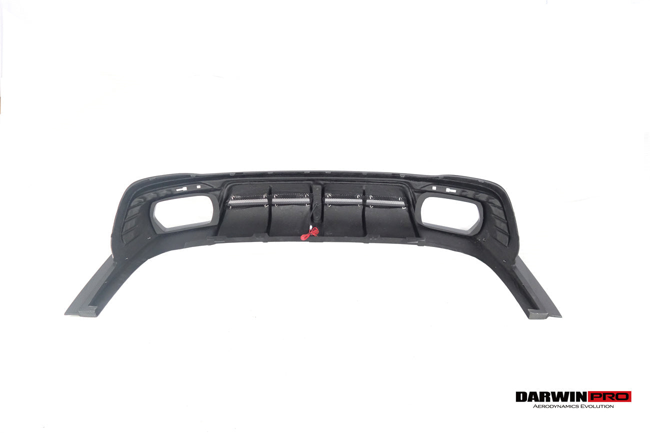 Difusor trasero de fibra de carbono con puntas de escape DarwinPRO 2020-2025 Audi S4 Avant B9.5 BKSS Style