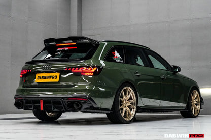 DarwinPRO BKSSII Style Carbon Fiber Trunk Spoiler | 2017-2025 Audi S4 Avant B9 B9.5