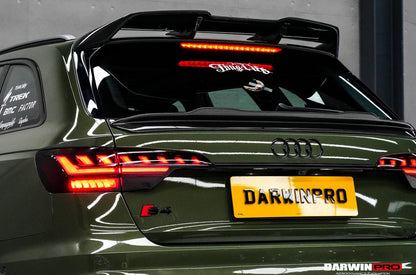 DarwinPRO BKSSII Style Carbon Fiber Trunk Spoiler | 2017-2025 Audi S4 Avant B9 B9.5