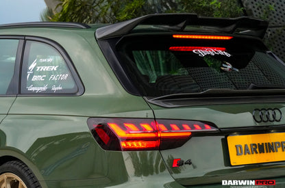 DarwinPRO BKSSII Style Carbon Fiber Trunk Spoiler | 2017-2025 Audi S4 Avant B9 B9.5