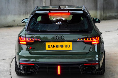 DarwinPRO BKSSII Style Carbon Fiber Trunk Spoiler | 2017-2025 Audi S4 Avant B9 B9.5