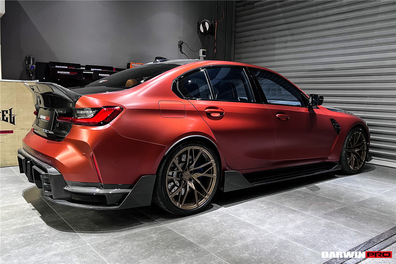 DarwinPRO 2021-UP BMW M3 G80 BKSS Style Carbon Fiber Side Skirts