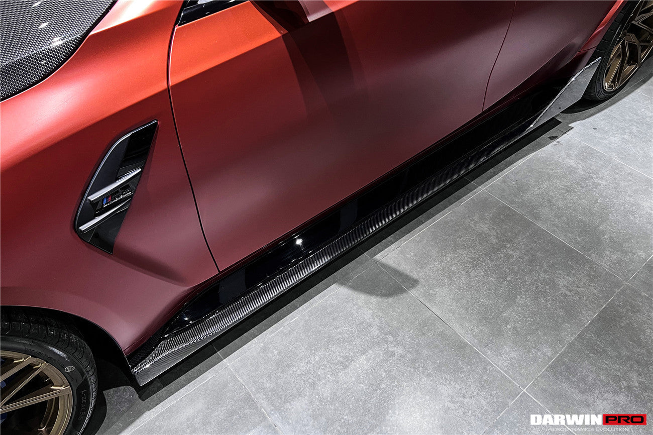 DarwinPRO 2021-UP BMW M3 G80 BKSS Style Carbon Fiber Side Skirts
